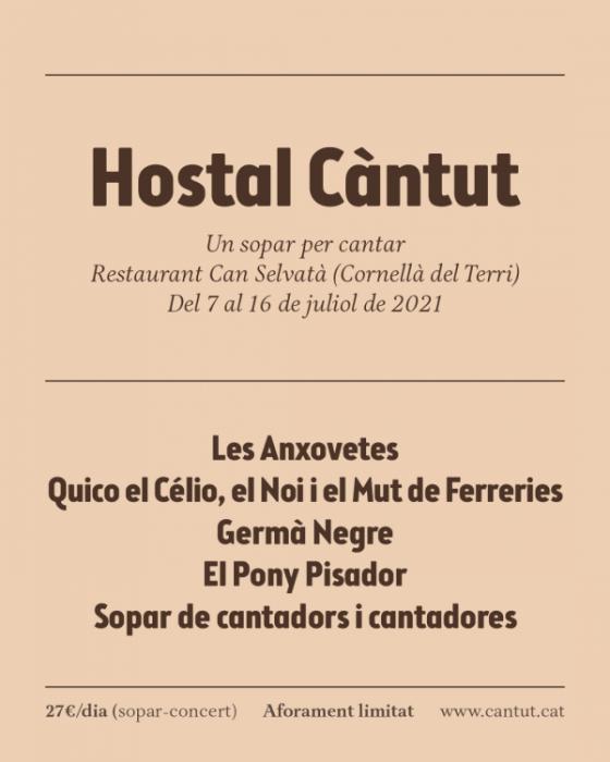 Presentada la programació de l’Hostal Càntut, sopars per cantar